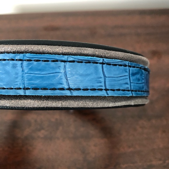 Leather padded dog collar - Picture 4 of 4